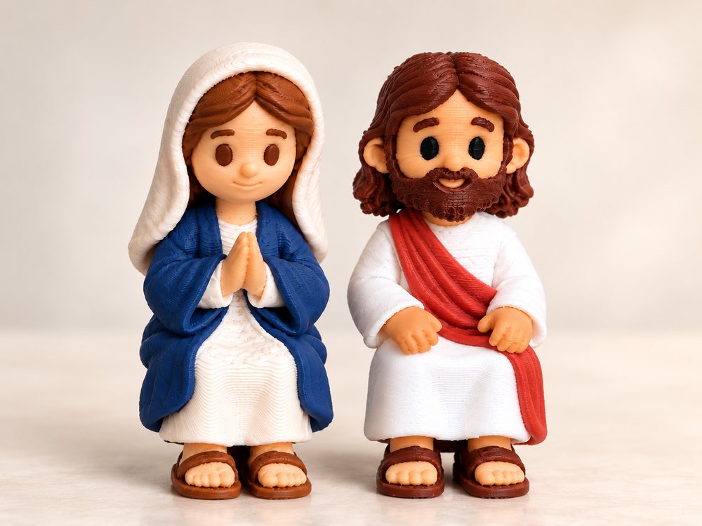 Mini Maria e Mini Jesus otimizados